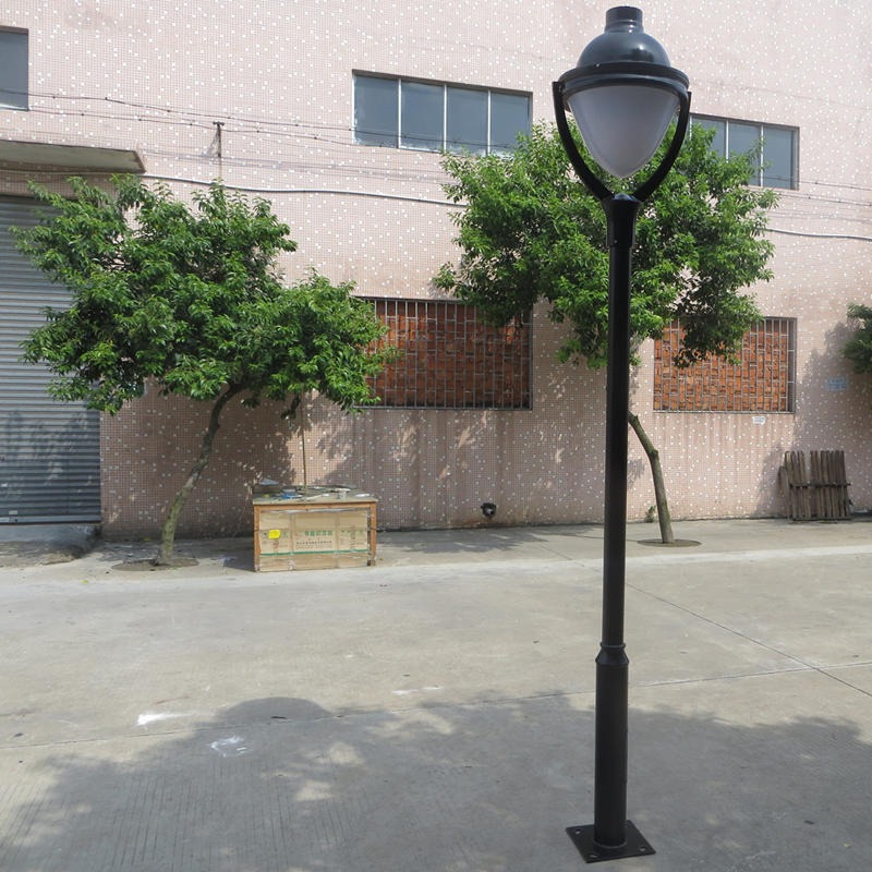 来宾小区物业庭院灯 3.5米双灯庭院灯价格 勤跃庭院灯路灯厂图片