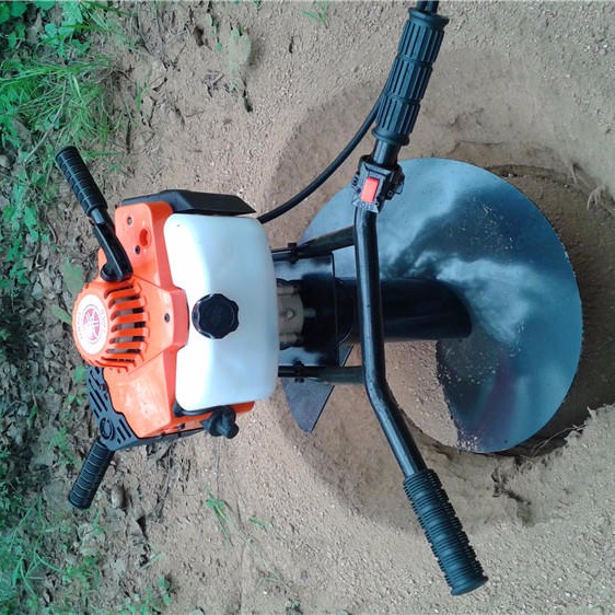 小型挖坑机 植树挖坑机省人力 螺旋式挖坑机 汽油款式挖坑机