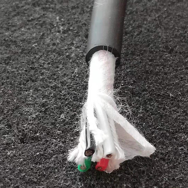 高柔性QGT棉线填充棉纸包覆电缆 1500万次拖链电缆TRVV4×0.5(20AWG)平方动力线耐油耐弯曲抗拉现货库存