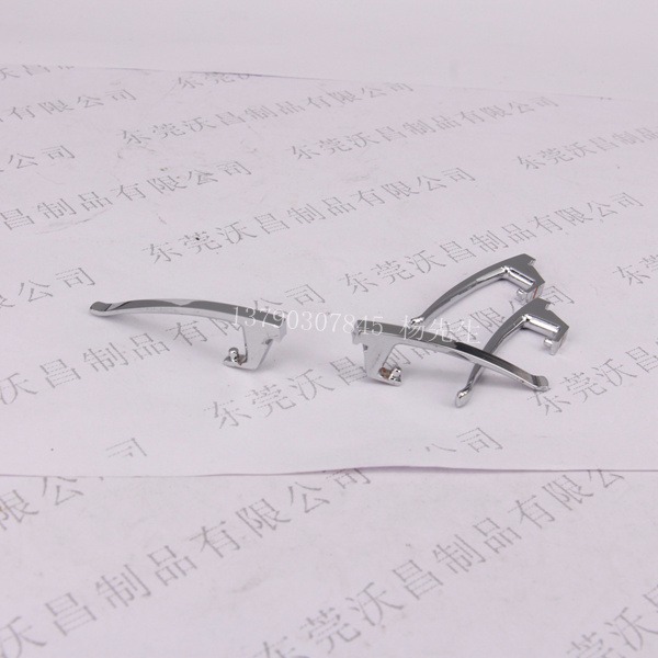 锌合金钢笔笔夹定做 各类笔配件金属配件压铸 东莞锌合金压铸厂家
