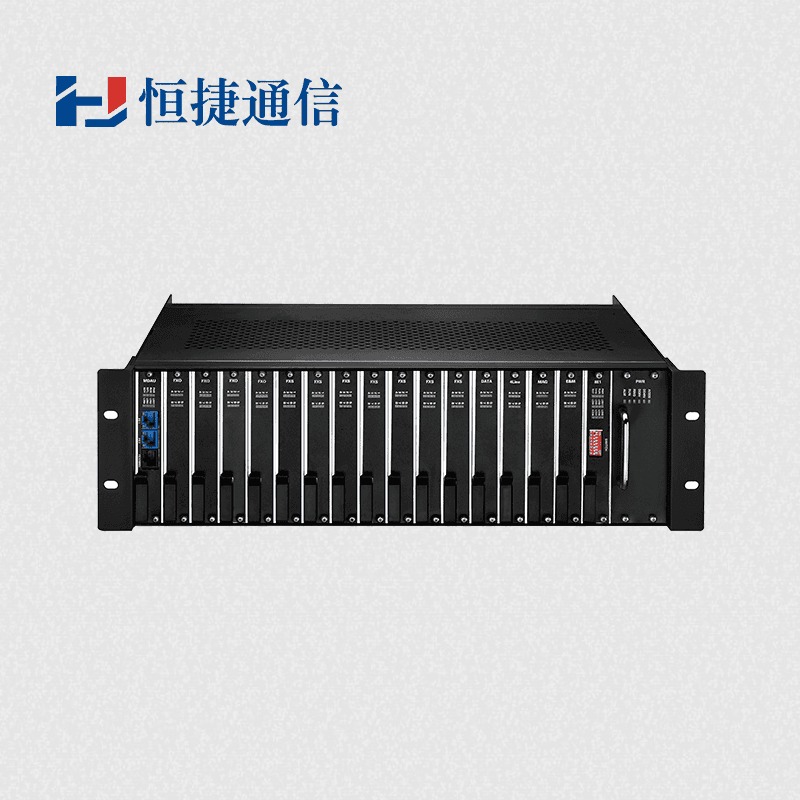 恒捷 120路电话光端机 PCM HJ-A2030综合复用设备 双光口传输支持双电源 磁石 数据 网络 E1传输图片