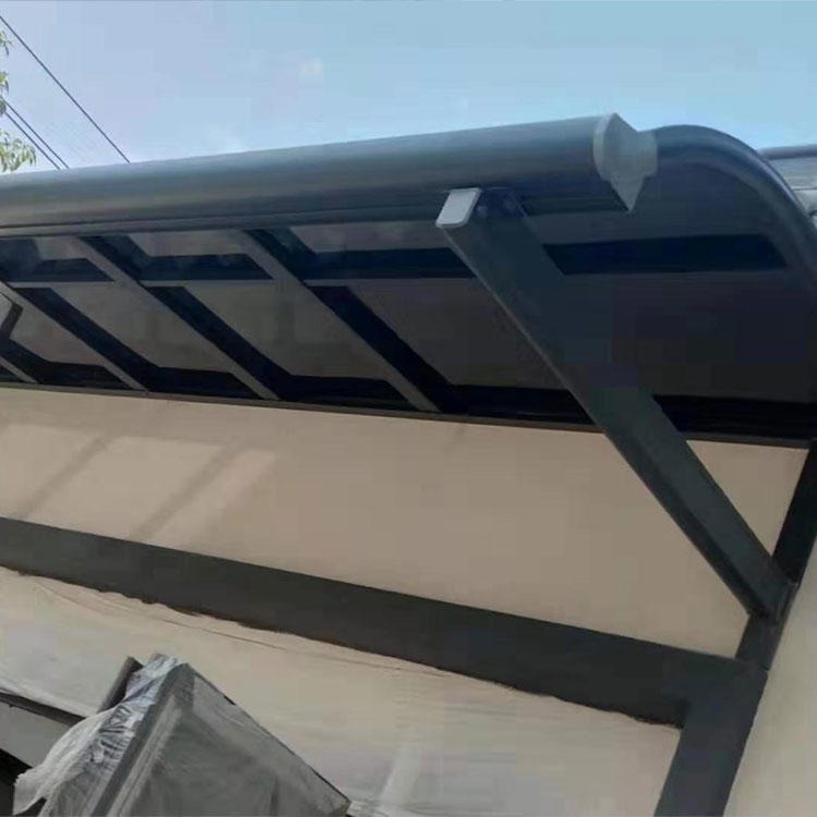 铝合金休闲雨棚 铝合金雨棚 景区耐力板雨棚 铝合金无声雨棚 价格从优