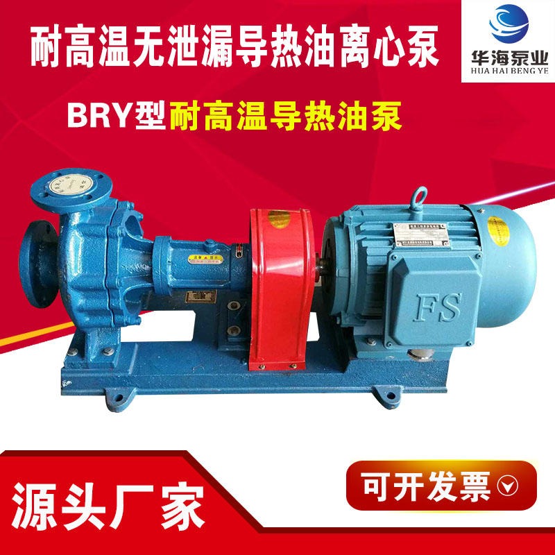 华海泵业生产 导热油泵 耐高温风冷式导热油循环泵 RY65-50-160大流量高温热油炉用泵