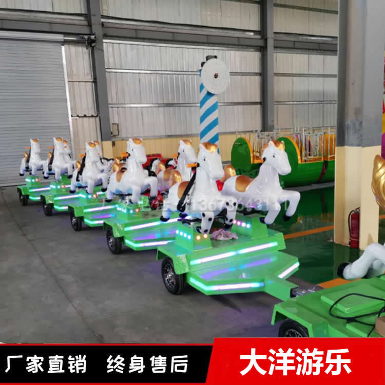 跑马火车北京10人游乐设施大洋游乐质检示例图1