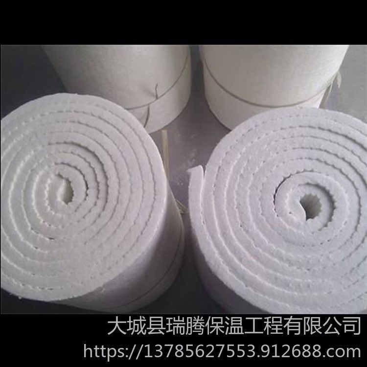 硅酸铝卷毡 瑞腾 耐高温硅酸铝纤维棉 纤维防火硅酸铝卷毡图片