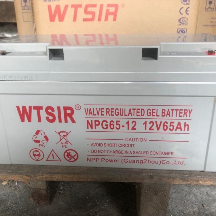 WTSIR威特蓄电池NP65-12 威特蓄电池12V65AH 直流屏UPS电源专用 厂家直销