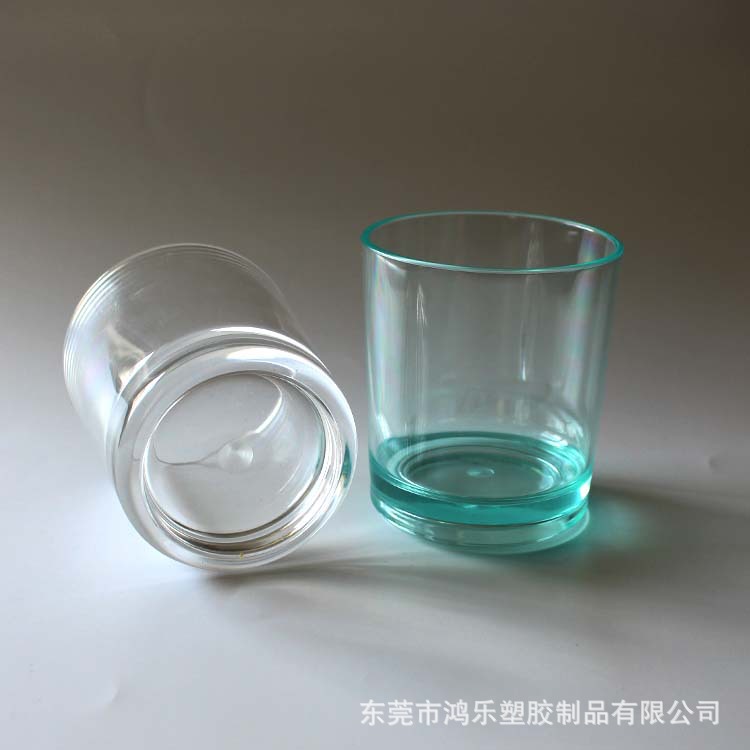 AS透明直身塑料杯9oz塑胶直筒果汁杯环保塑胶水杯厂家现货批发示例图5