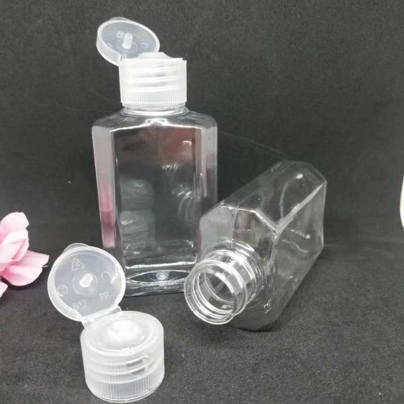 八角瓶  翻盖凝胶瓶  免洗塑料凝胶瓶图片