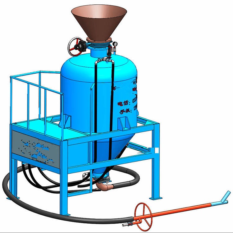 华泰重工 出售钢厂窑炉补炉机械 全自动热喷喷补机 耐材喷补机设备