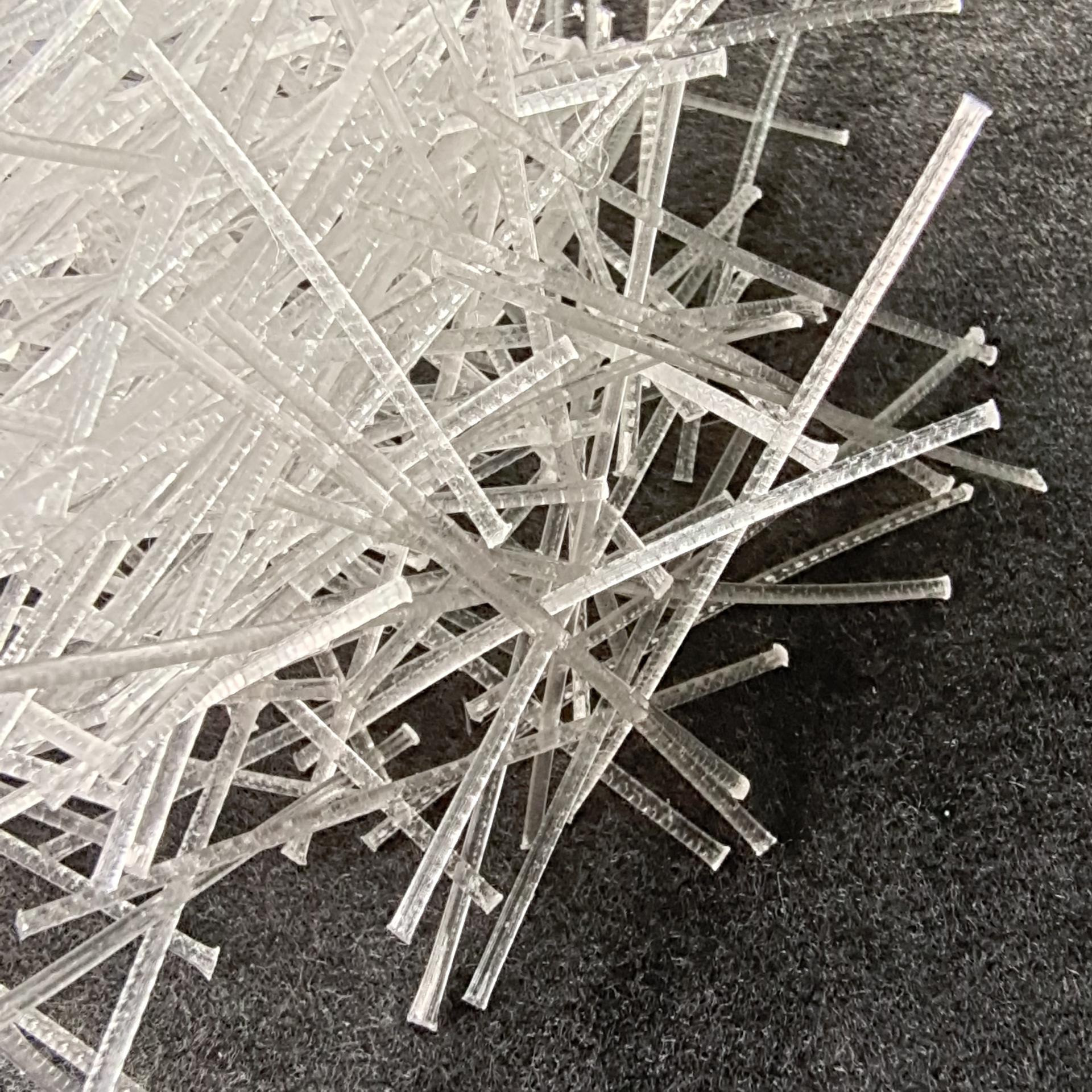 聚丙烯粗纤维 提供仿钢纤维增韧型 混凝土抗裂纤维 聚丙烯粗纤维厂家图片