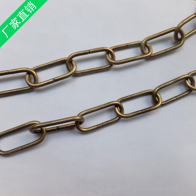 东莞生产厂家供应复古青古铜色链条 铜包铁O字链条批发 来样定做