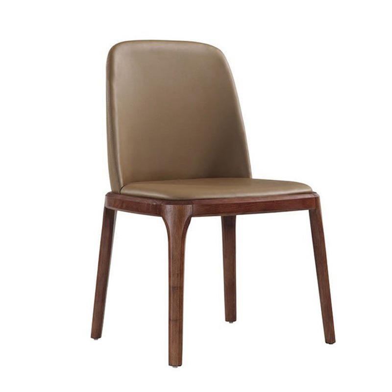 众美德家具厂生产实木餐椅美式北欧布艺休闲椅子创意现代简约新中式餐厅椅CY-124格雷斯椅价格美丽图片