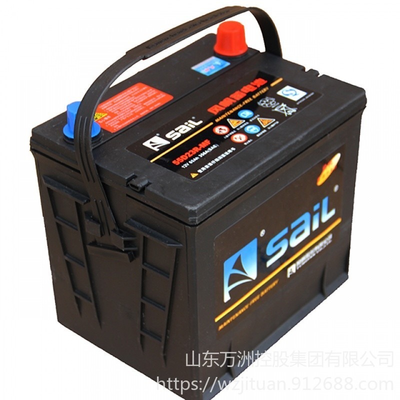 风帆蓄电池55D23L 适配于悦动伊兰特卡罗拉朗动F3汽车 风帆电瓶12V60AH 免维护蓄电池 批发价格
