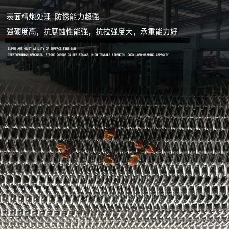 木材干燥机不锈钢网带规格 木皮烘干机输送网带参数 宁津威诺厂家定制图片