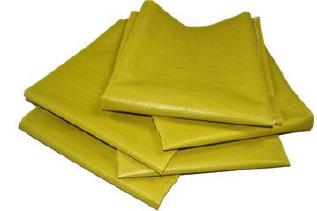黄色编织袋加厚粮食袋60*110全新饲料袋厚款板栗粮食打包袋編織袋示例图5