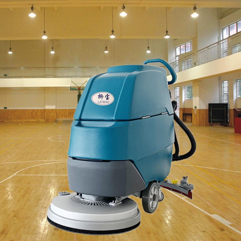 惠州电动拖地机 柳宝LB-DC530智能清洗机 广东电瓶式擦地机洗地机