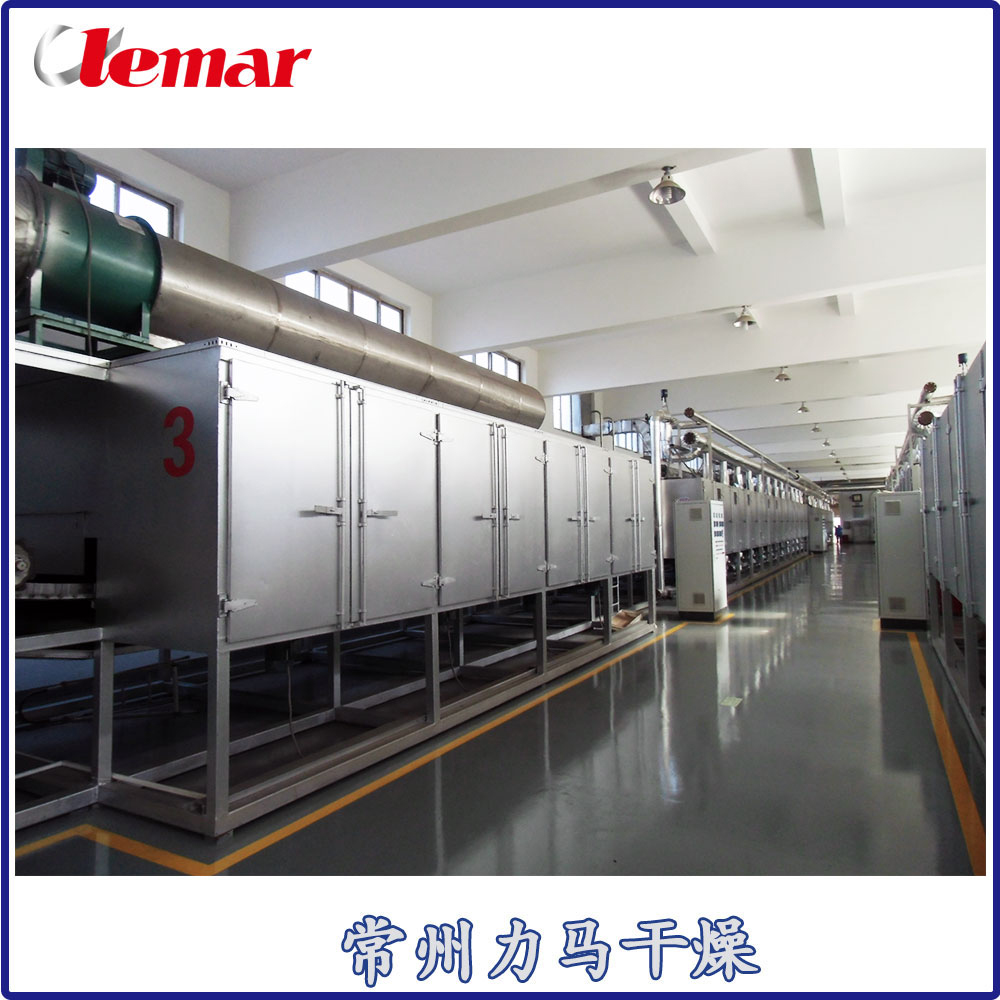 常州力马-1000kg/h电池正极片带式干燥机多层带式烘干机，三层带式干燥器，七层带式干燥设备