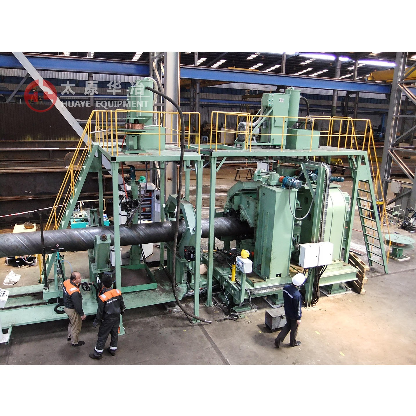 螺旋焊管机组设备 LH1550-1220-12 螺旋焊管生产线 专业生产设计