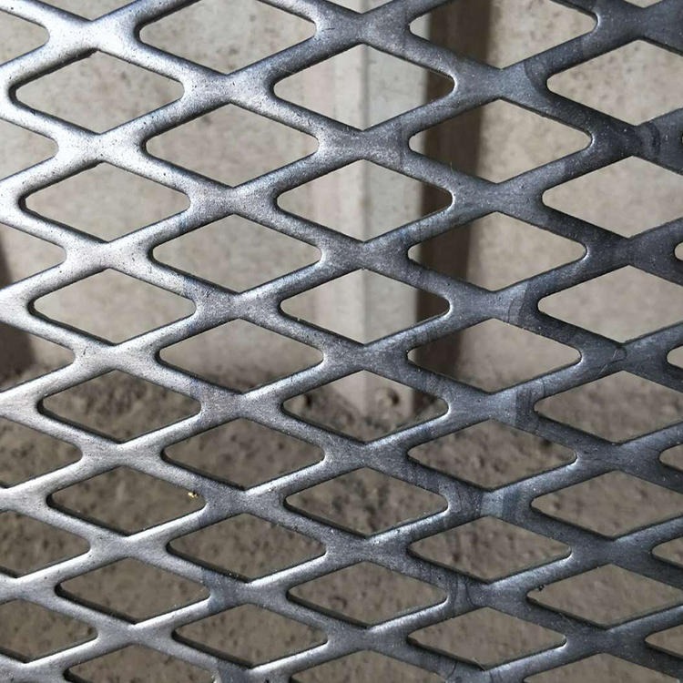 欧腾斜方孔室内装饰网板 漏化肥金属洞洞板 不锈钢菱形孔冲孔网