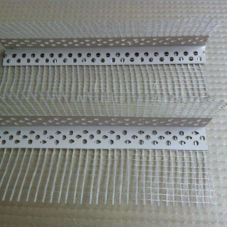 安朗公司专业生产PVC带网保温护角 PVC墙角保温线 带网滴水条