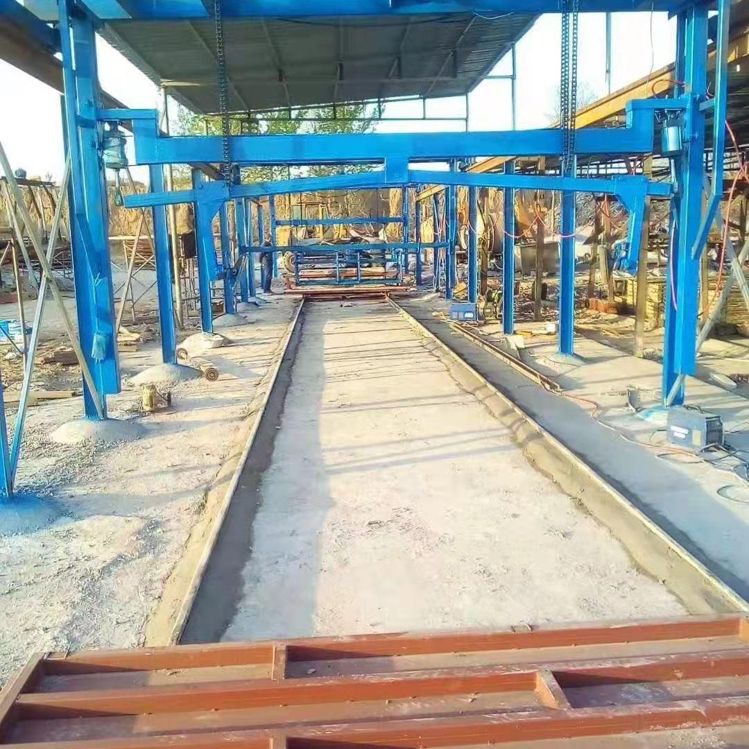 四川18米 机制水泥漏粪板生产线  生产漏粪板设备厂家   德旺农牧机械设备