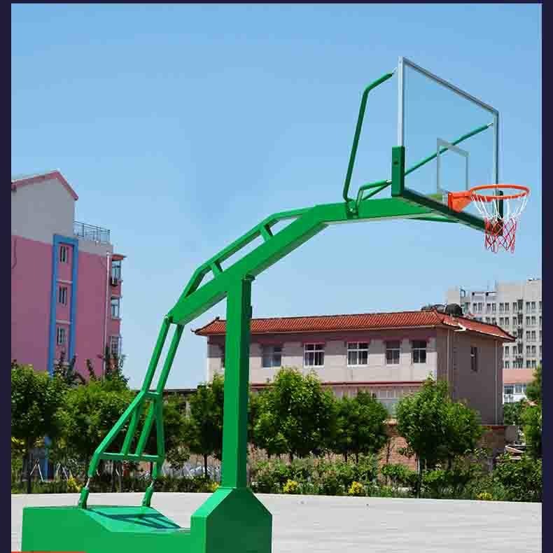 篮鲸吊顶式篮球架 东营平箱仿液压篮球架 放液压移动篮球架 仿液压篮球架厂家