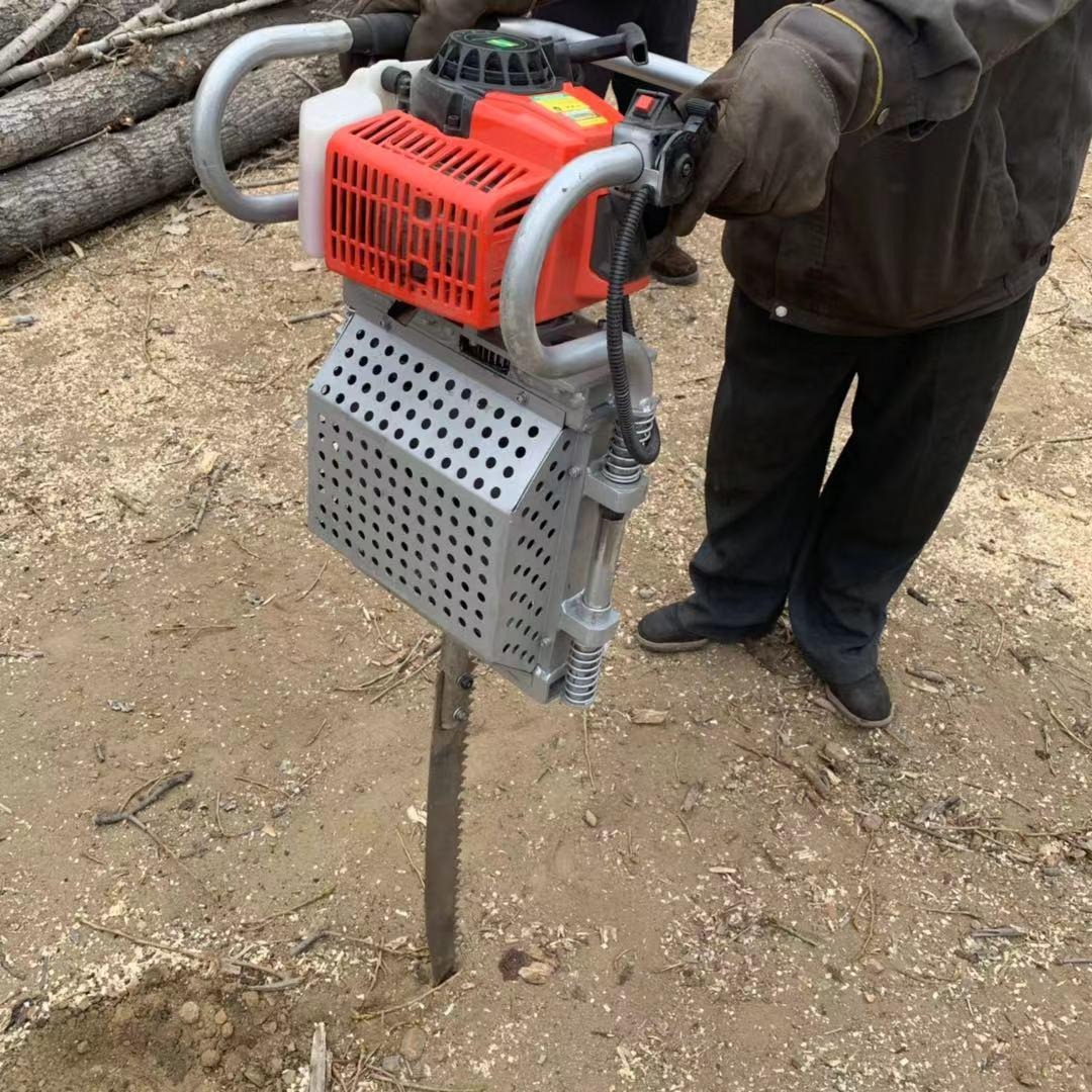 移苗断根链条起树机 好启动的锯齿挖树机 康牧省钱高效率挖树机