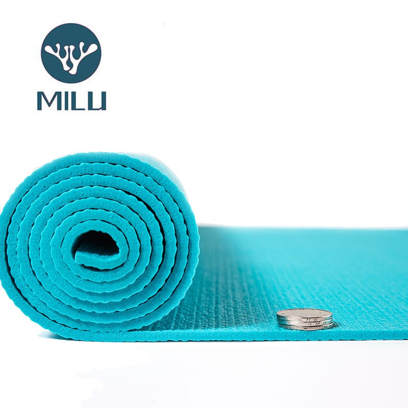 杭州可定制3-8mm瑜伽垫工厂 防滑PVC 丝印 数码印瑜伽垫图片