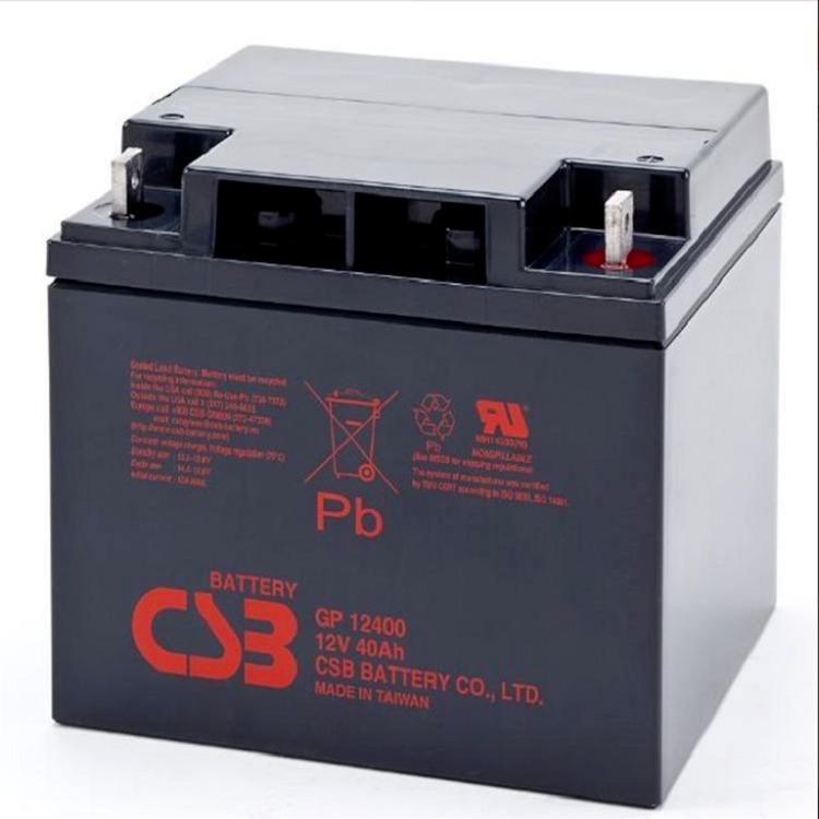 CSB蓄电池12V40AH 台湾希世比蓄电池GP12400质保三年 代理批发 现货供应