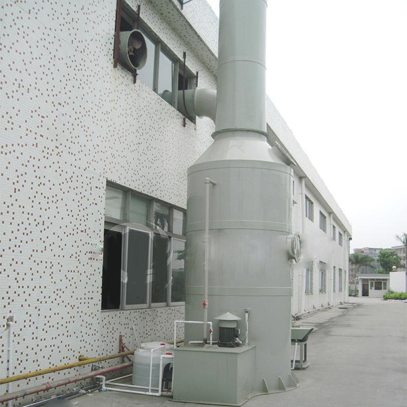 砂石厂粉尘治理 砂石粉尘处理设备 水喷淋塔