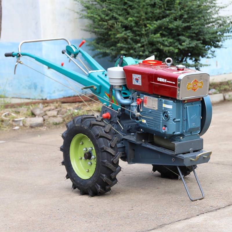 农用8-25马力小型拖拉机 柴油灵活型农用手扶旋耕机 手扶拖拉机带防滑轮
