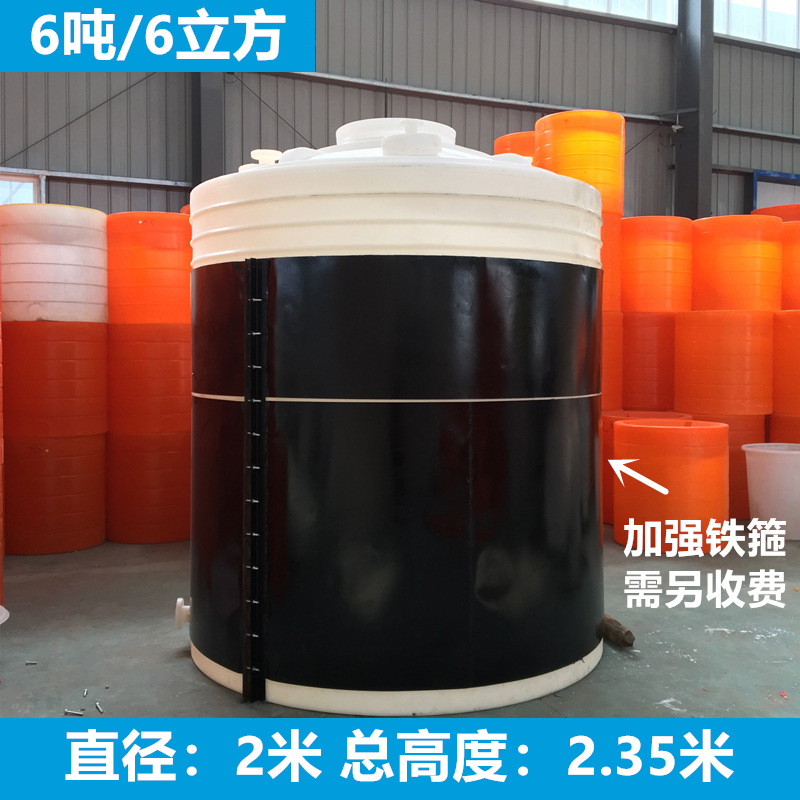 厂家直销 塑料储罐 1-50吨立方PE塑料水箱塑胶水桶化工容器水塔示例图2