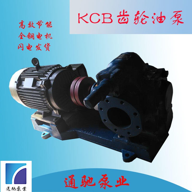 通驰泵业生产KCB齿轮油泵 大流量齿轮泵  kcb齿轮泵 防爆齿轮泵 渣油泵 2CY齿轮油泵