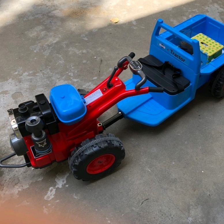 远景农村玩具拖拉机 手扶式拖拉机 儿童玩具拖拉机玩具抖音同款拖拉机
