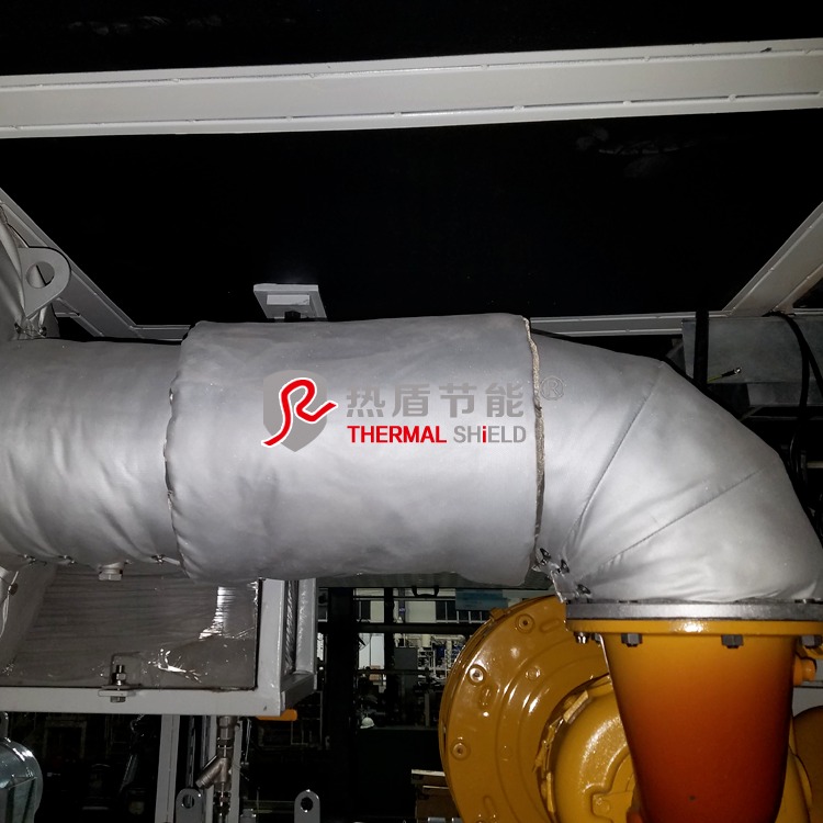 引擎管道隔热保温衣 排气管隔热套 可拆卸排气管隔热罩 排气管保温套 厂家定制 热盾图片