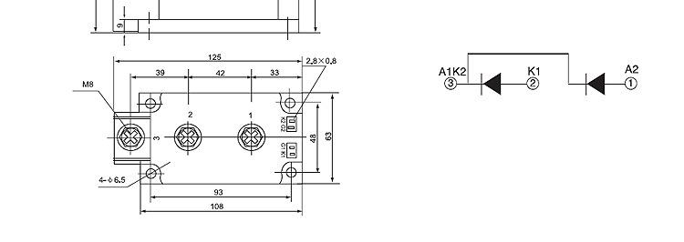供应二极管模块光伏逆变器太阳能可选用型号MDK400A800V 现货供应示例图28