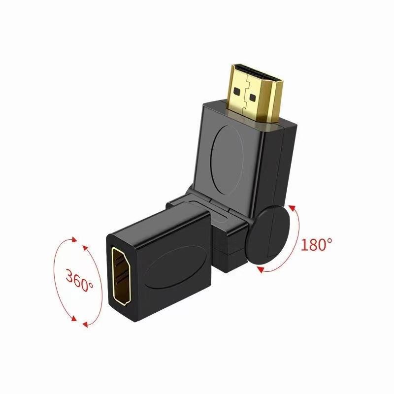 可调节角度HDMI 高清连接器 OTG转接头二合一