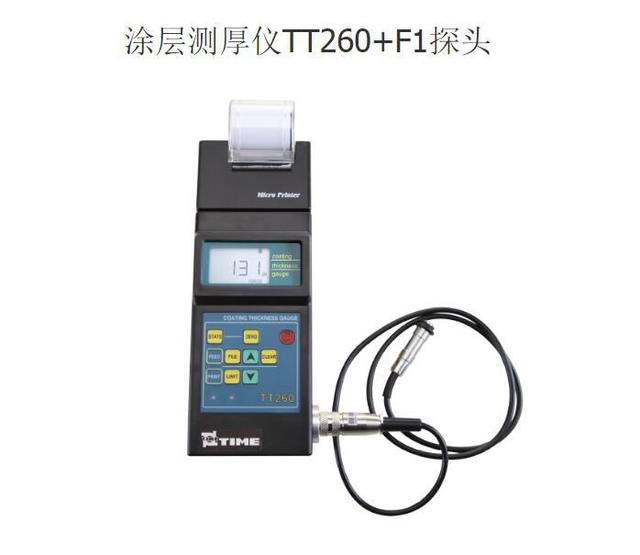 北京时代TT260分体式涂层测厚仪 带线 可配不同探头 带打印 量大从优图片