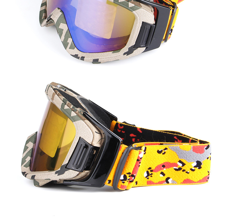 厂家批发欧宝来H007男女新款双层防雾滑雪眼镜摩托镜防风镜示例图8