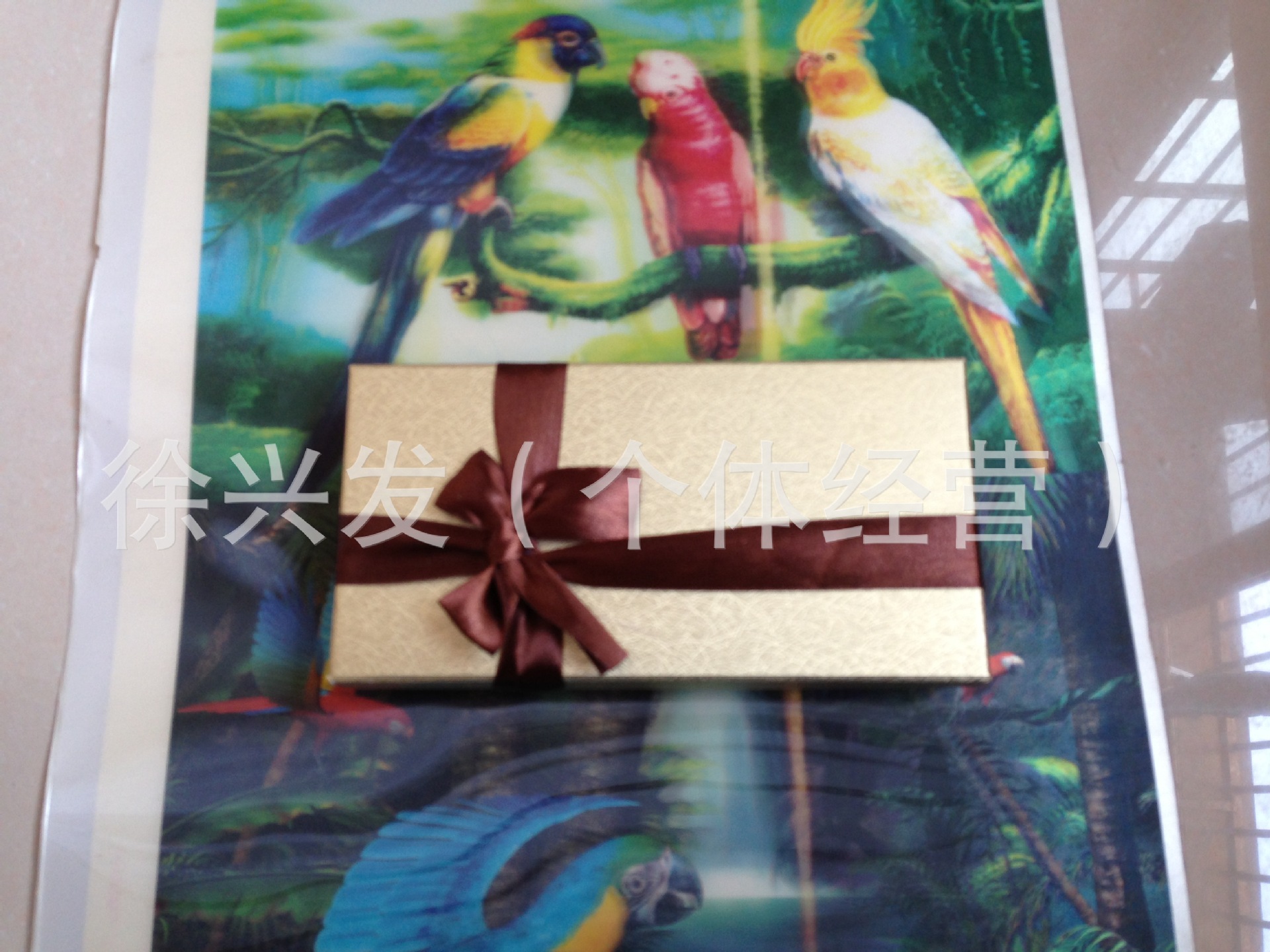 厂家批发供应   长方形特色包装礼品盒  红色蝴蝶结礼盒