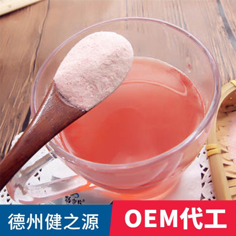 粉剂固体饮料代加工厂家 健之源 蔓越莓粉OEM 冲调食品贴牌定制