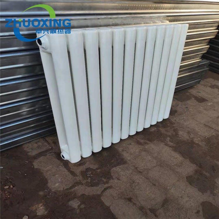 钢二柱 家用暖气片QFBGZ216钢制柱形散热器批发厂家
