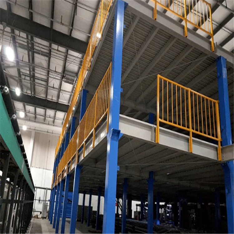 钢平台  钢结构平台承重1200吨 飞天仓储货架生产定制厂家