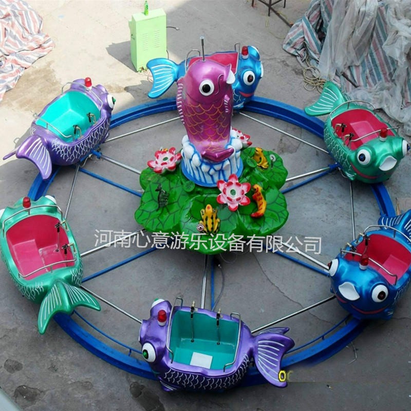 心意 大型轨道车游乐场景区室内外水上儿童游乐设备轨道水陆战车电玩具图片