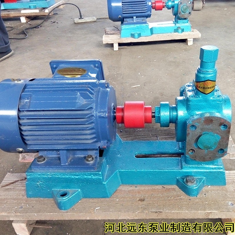 不锈钢齿轮泵YCB0.6配0.75kw-6电机输送腐蚀性介质和卫生等级介质