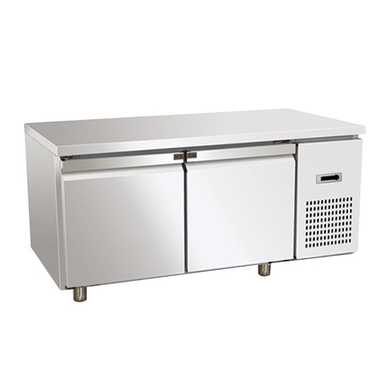 厨房装修工程报价 双门冷藏平台 冷藏柜 TG-200-U2 厨房设备 冷藏工作台 上海厨房设备厂 厨房设计图片