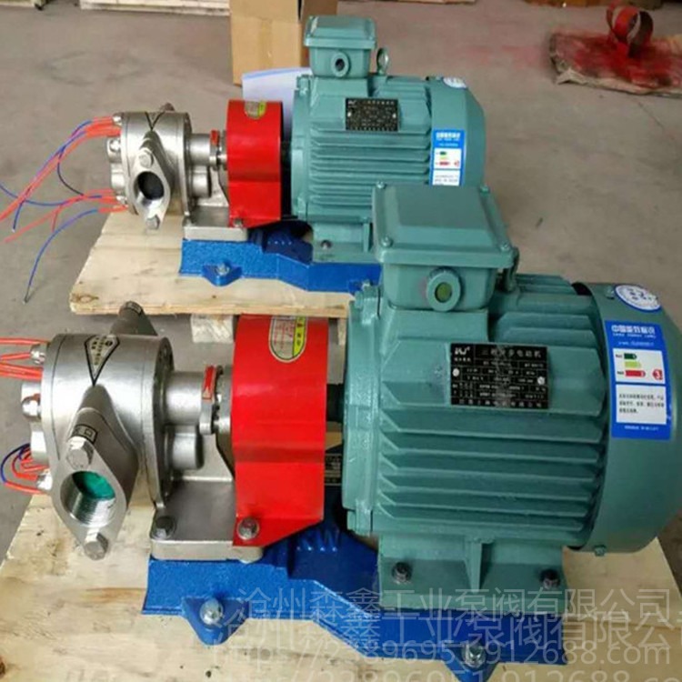 KCB不锈钢齿轮泵 森鑫 大流量自吸式齿轮油泵 可定做