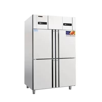 冰立方COOLMES 四门冷柜RF4 四门双机双温冰箱 不锈钢冷冻冷藏柜