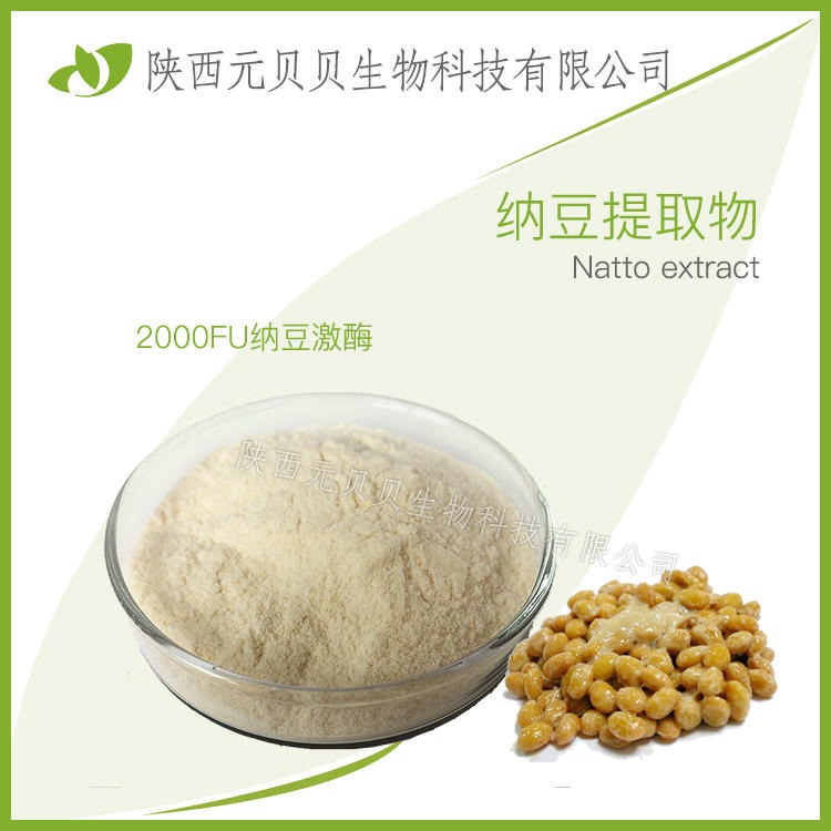 纳豆激酶提取物 20000FU/G  壹贝子SC厂家包邮 富含高量活菌包邮 纳豆冻干粉