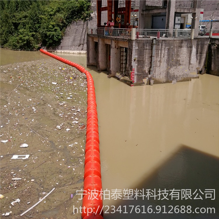红河州水电站浮动式拦污浮筒6001000拦污栅网浮桶批发图片
